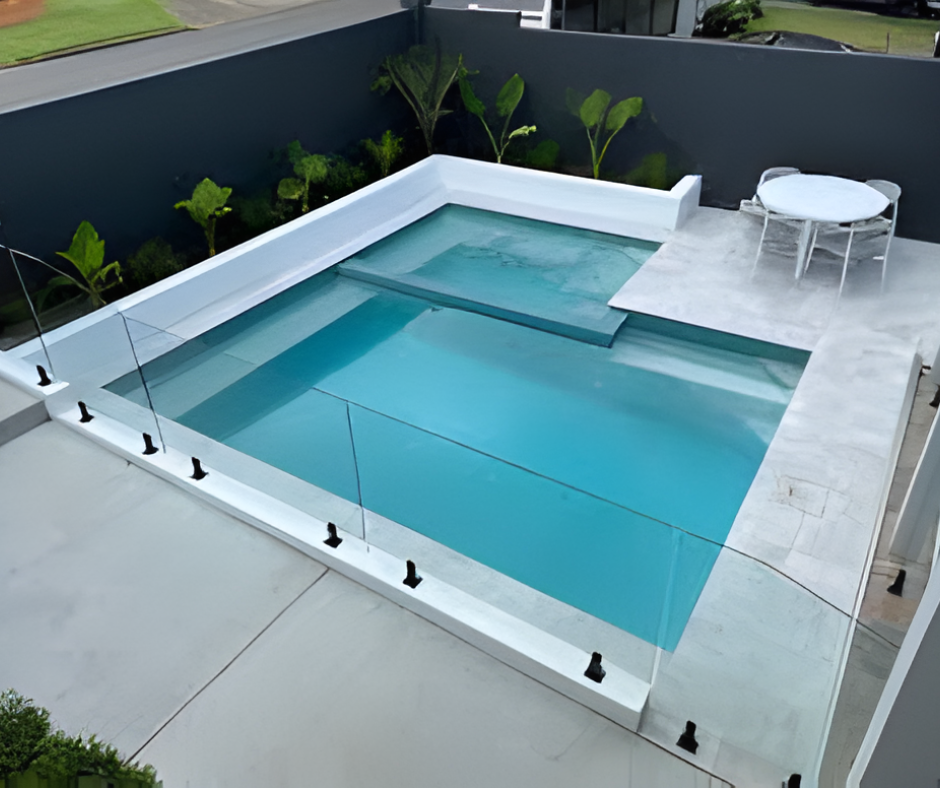 Pool Area Glass Balustrade