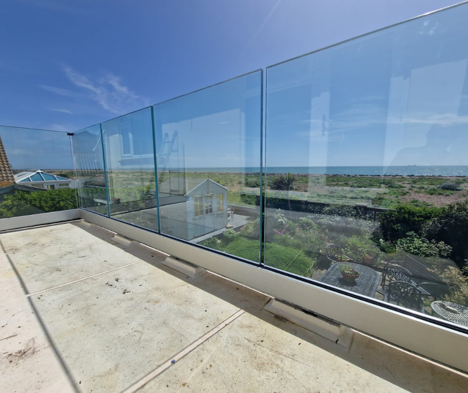 frameless glass balustrade