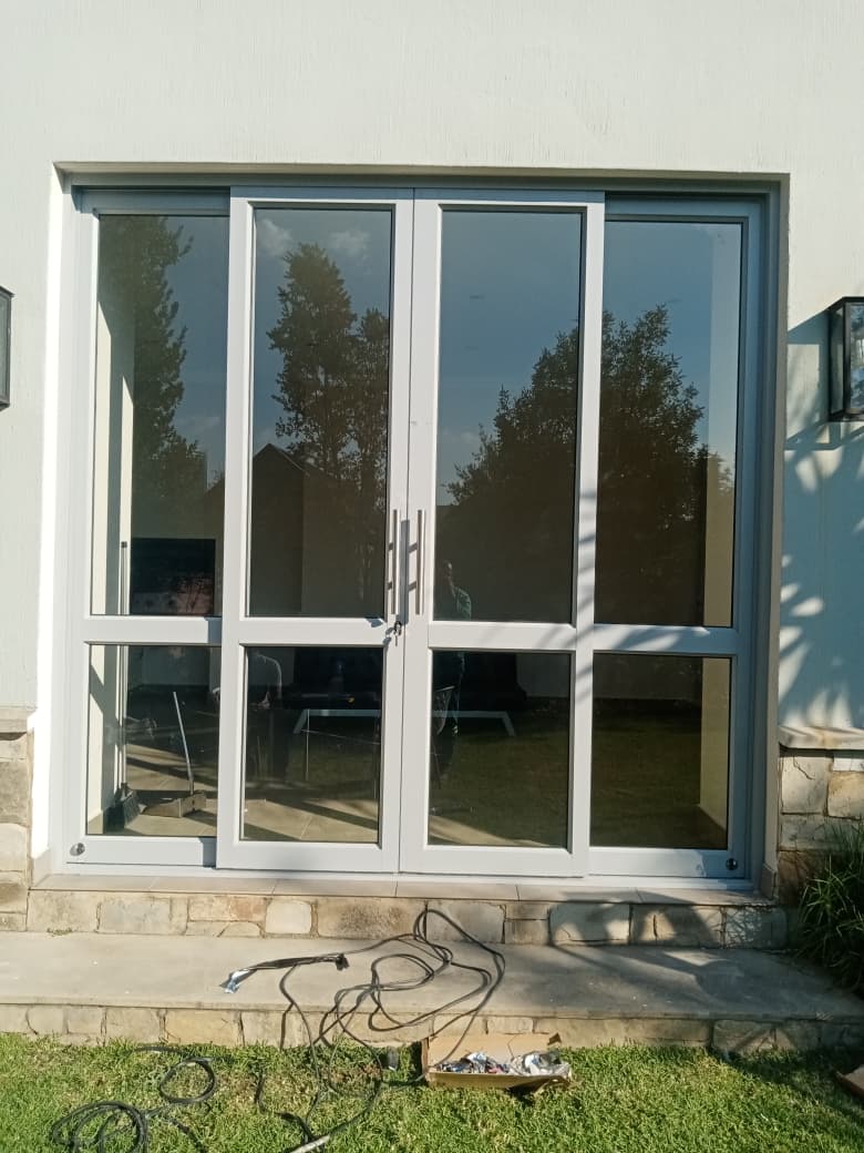 Aluminium shopfront installed for a retail business.